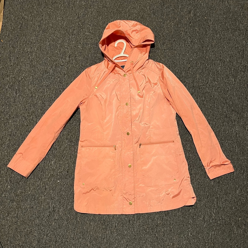 Cole Haan Rain Jacket w/ Packable Travel Pouch, Lightweight